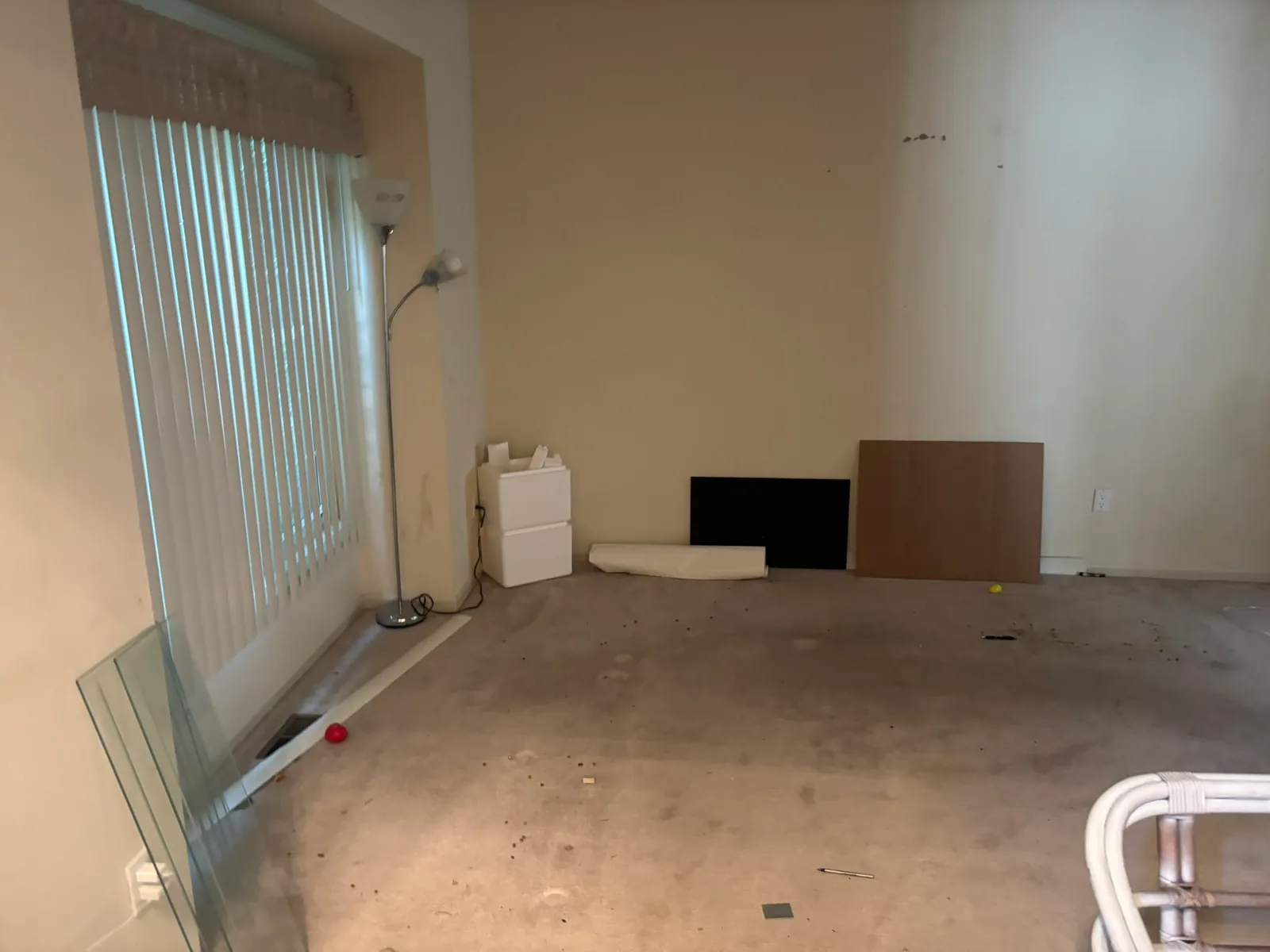 Novi living room after sectional couch removal by Junkernauts Junk Removal