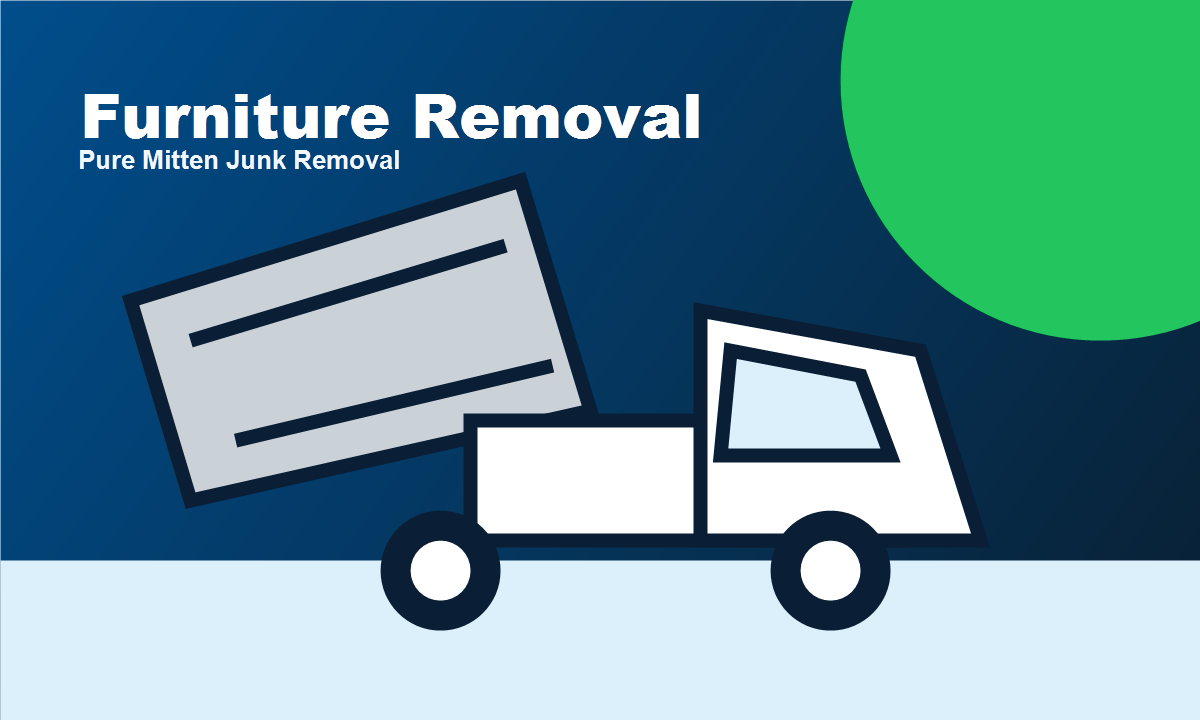 Furniture Removal truck loading photo